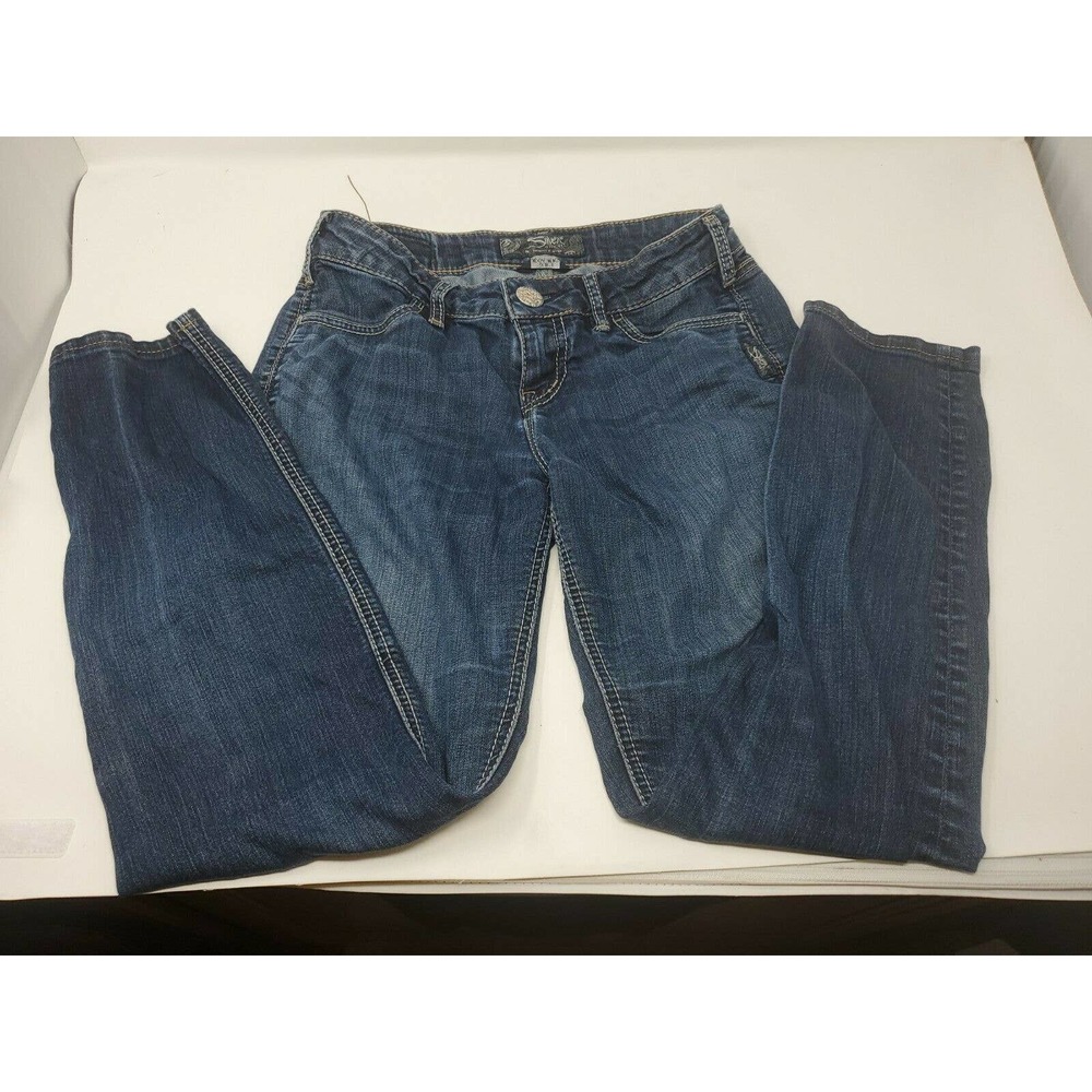 Silver Suki Jegging Dark Wash Skinny Denim Blue Mid Rise Jeans Size W26/L31